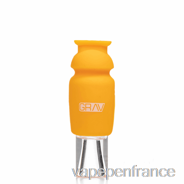 Béquille En Verre à Capuchon En Silicone Grav Stylo Vape Jaune Moutarde